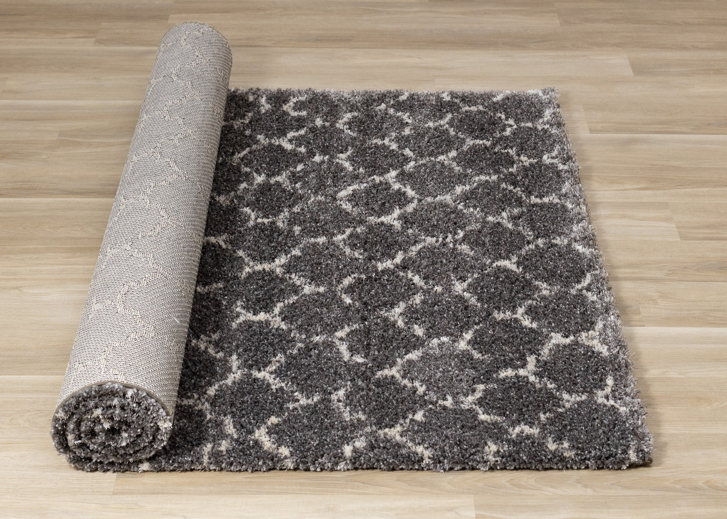 Transitional Elegant Grey Area Rug-7