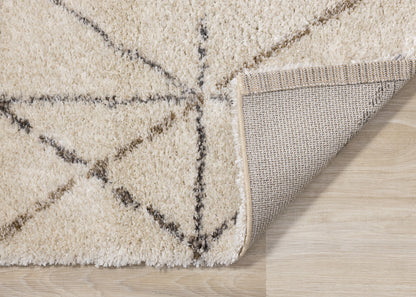 Contemporary Tribal Southwestern Cream Area Rug
