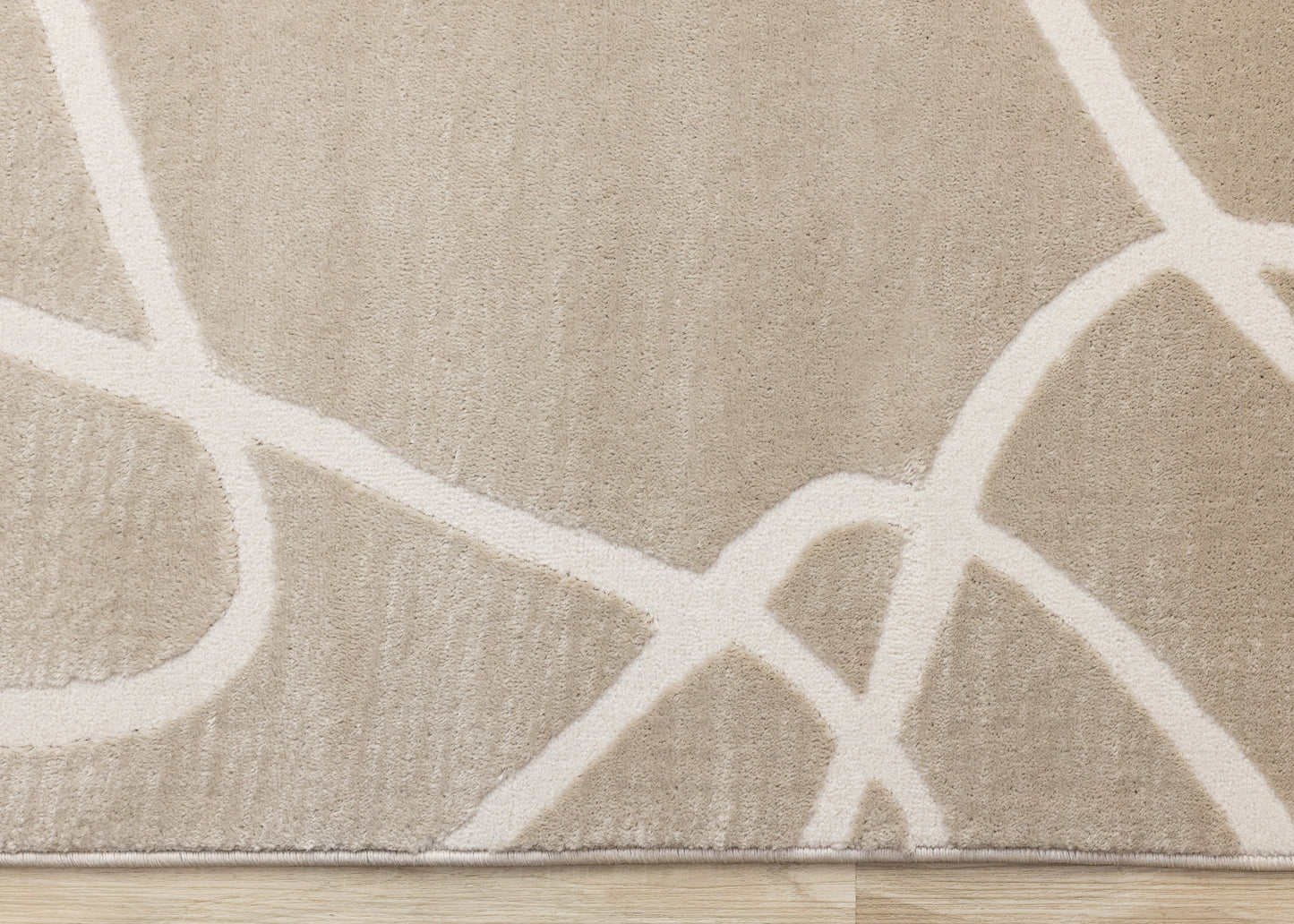 Art Organic Tonal Solid Cream Area Rug-8