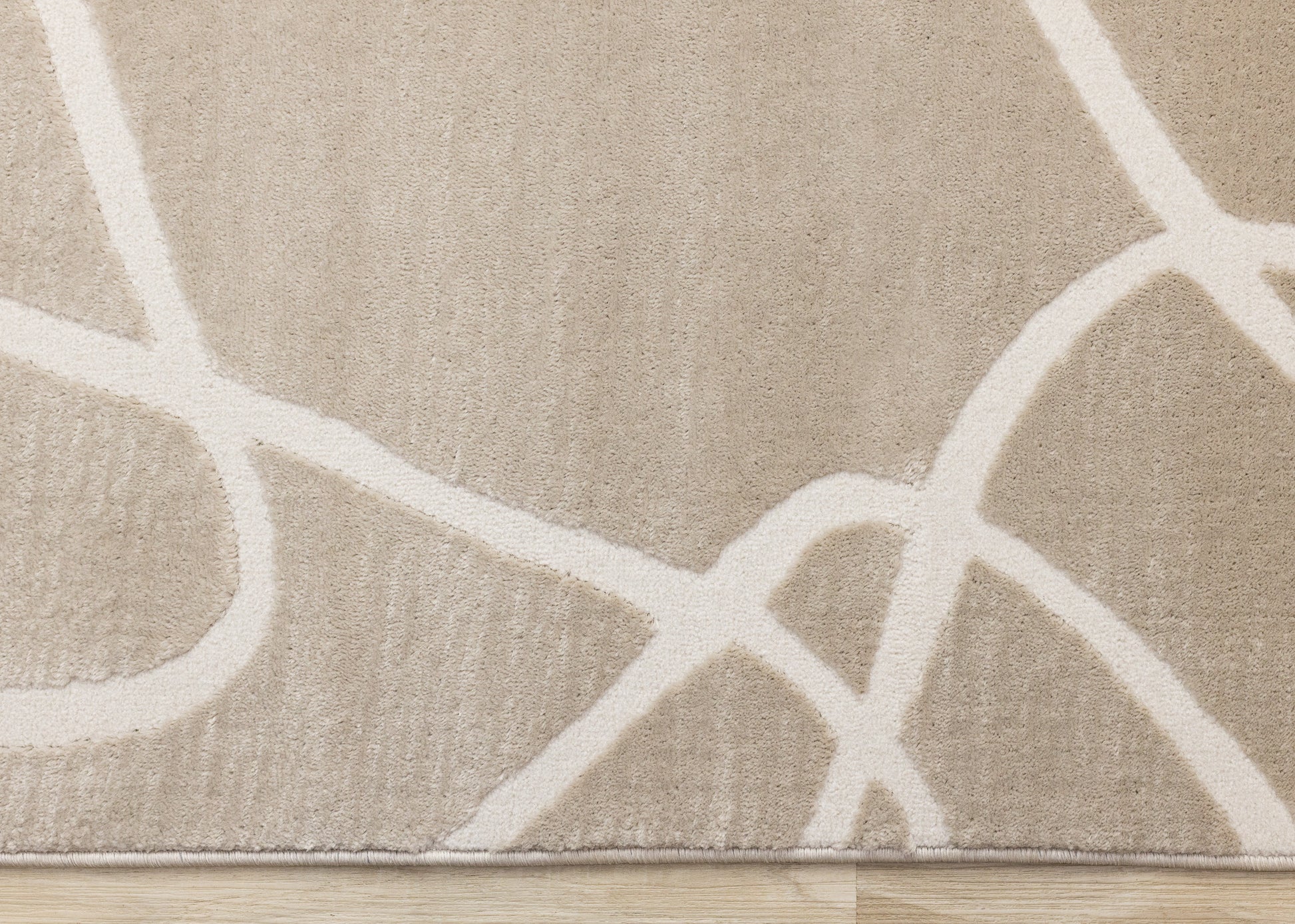 Art Organic Tonal Solid Cream Area Rug-8