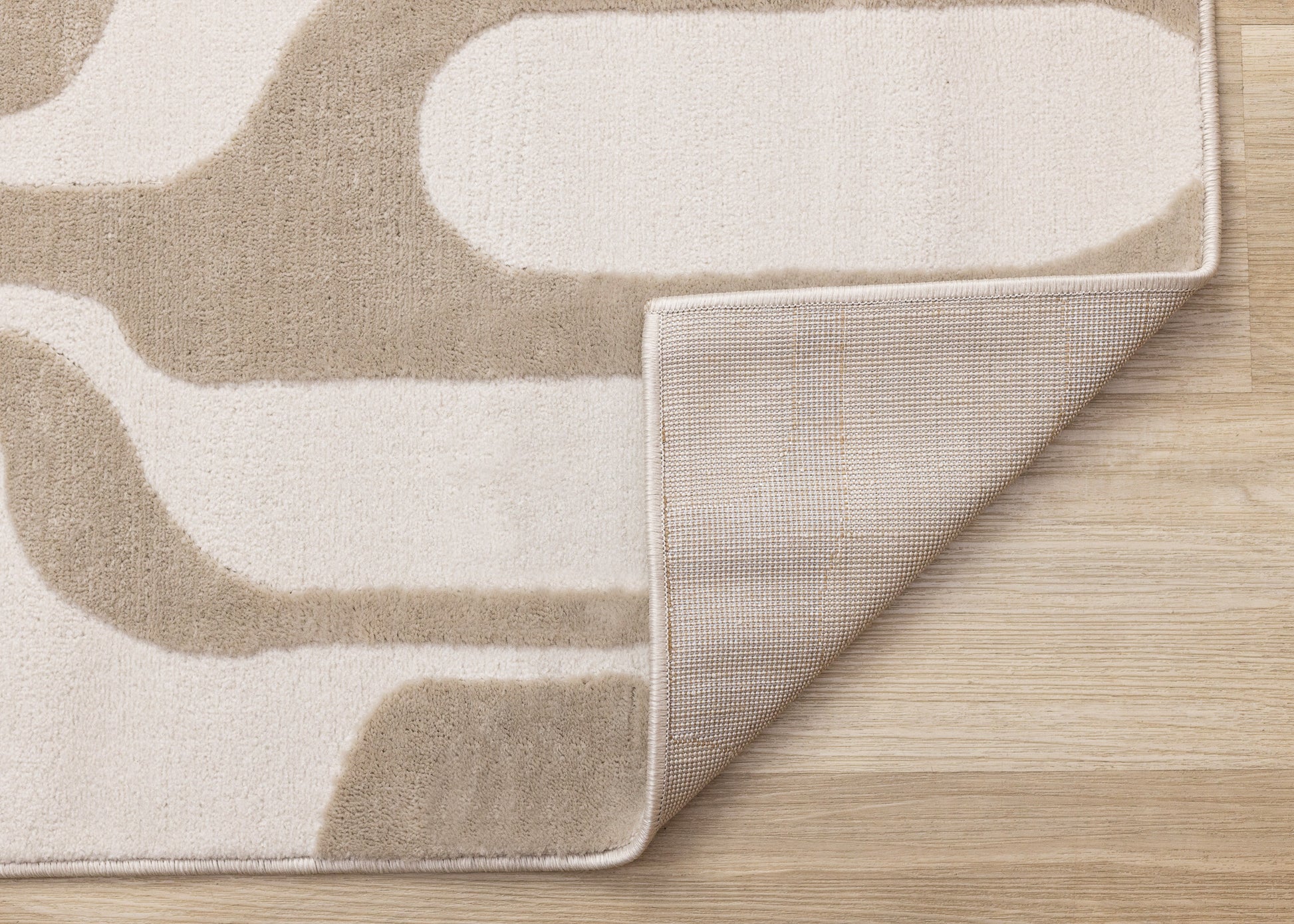 Mid-Century Geometric Cream Area Rug-6