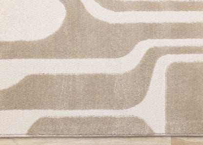 Mid-Century Geometric Cream Area Rug-8