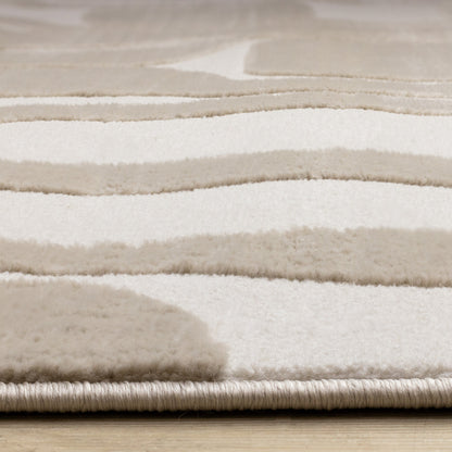 Mid-Century Geometric Cream Area Rug-9