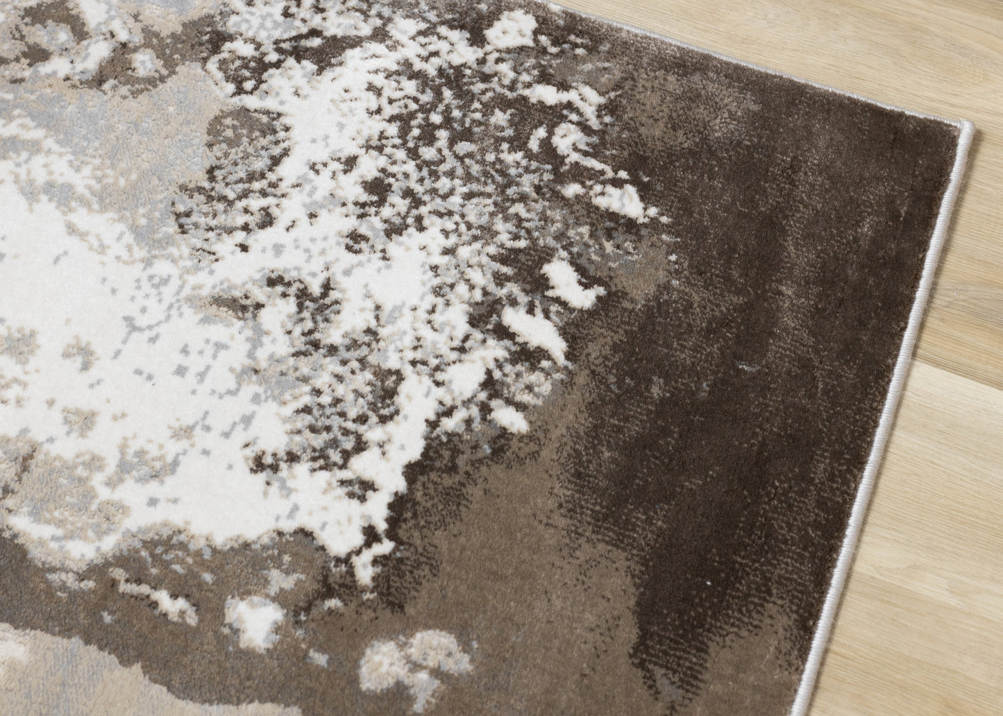 Classic Traditional Border Taupe Area Rug