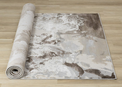 Classic Traditional Border Taupe Area Rug