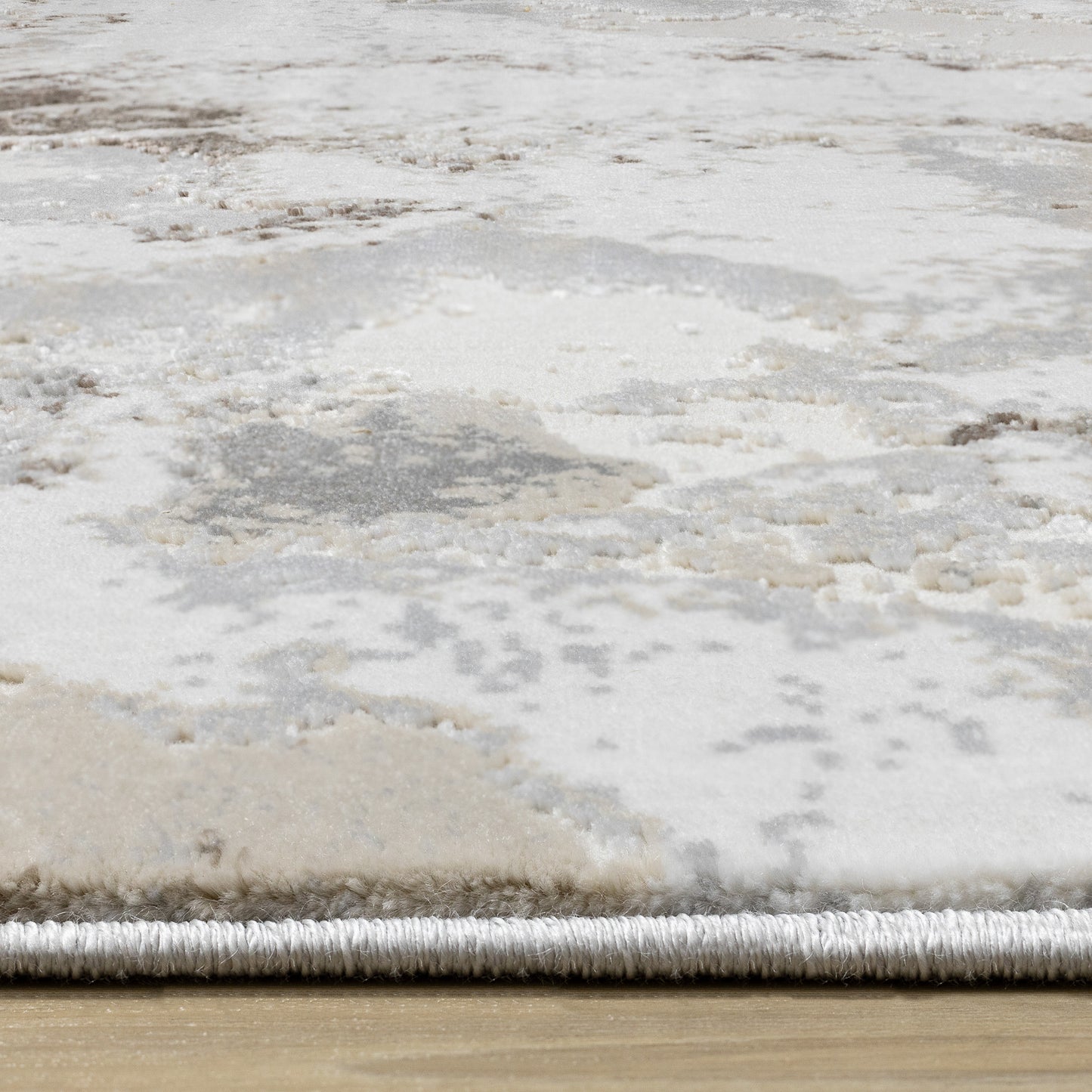 Classic Traditional Border Taupe Area Rug