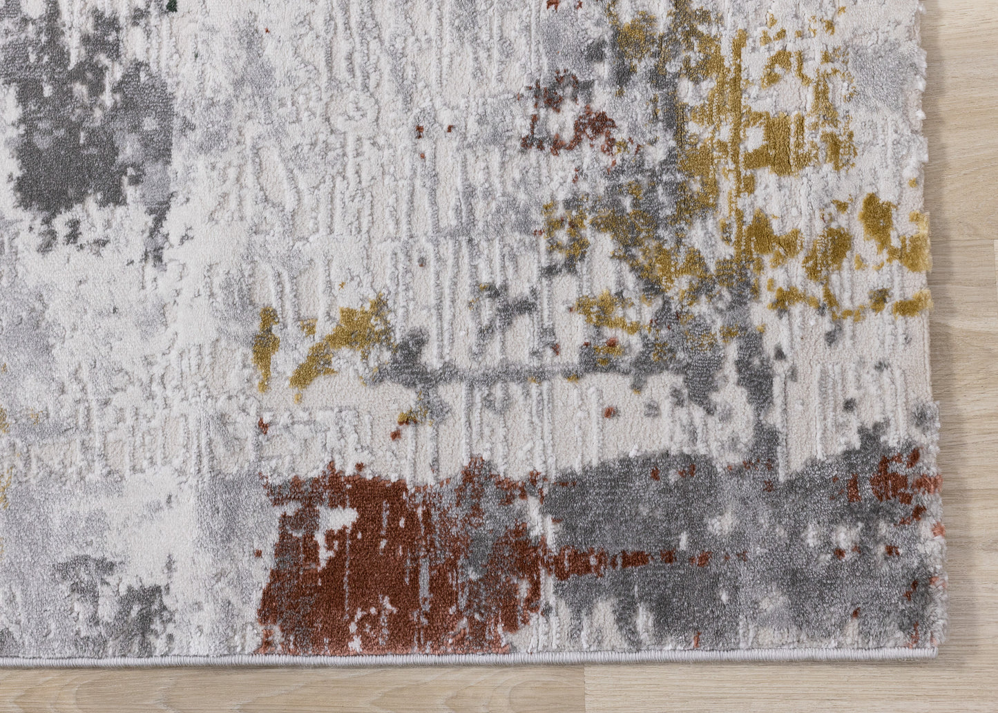 Contemporary Organic Grey Area Rug