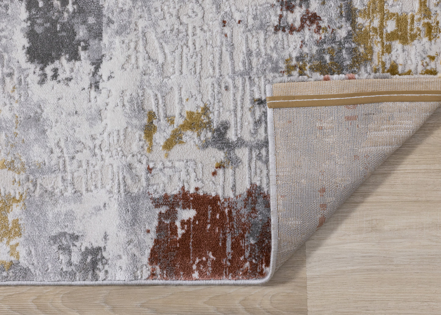 Contemporary Organic Grey Area Rug