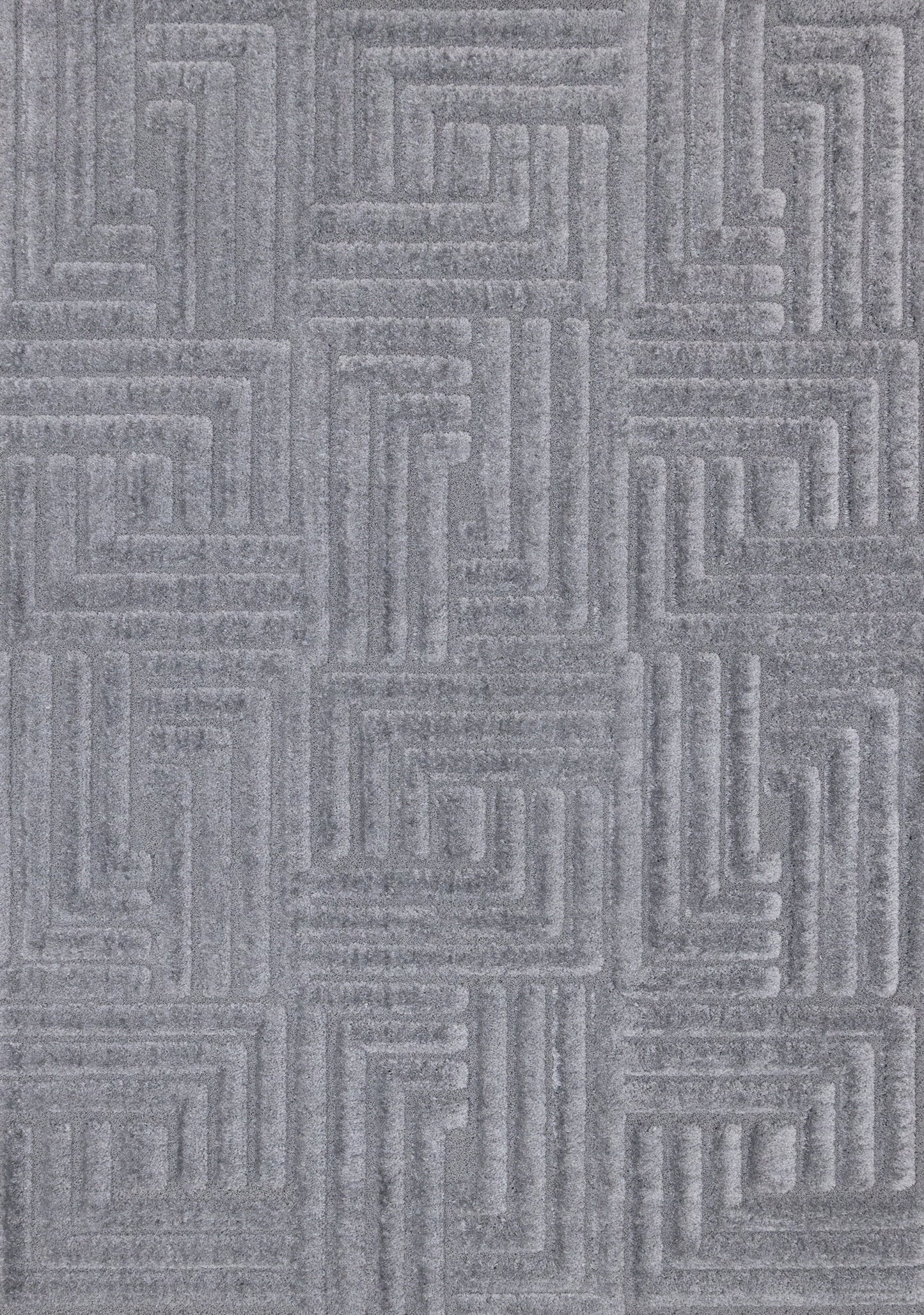 Modern Geometric Blue Area Rug-1