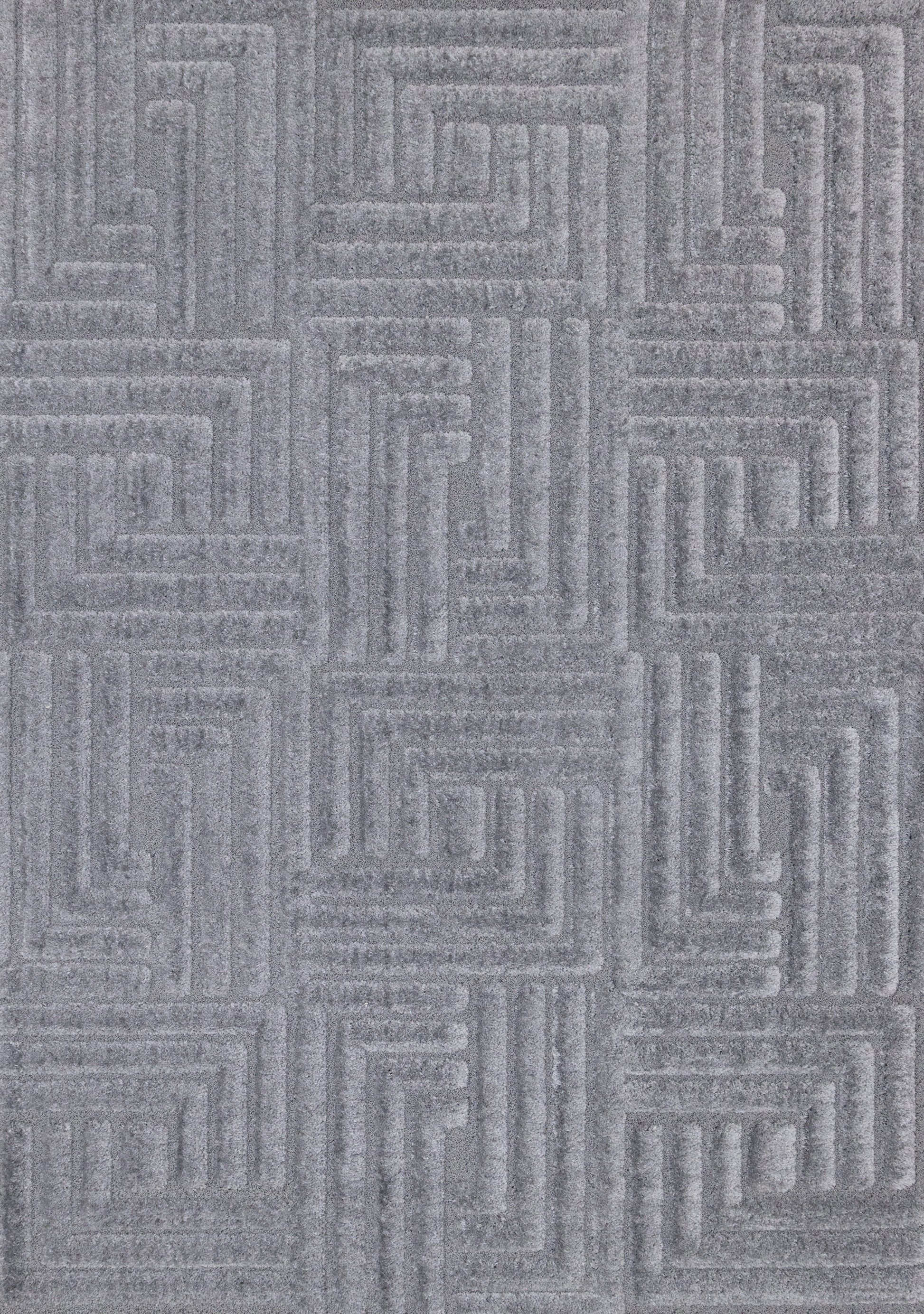 Modern Geometric Blue Area Rug-1