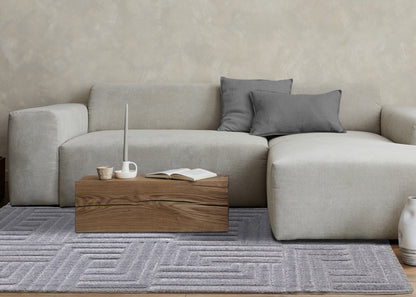 Modern Geometric Blue Area Rug-4