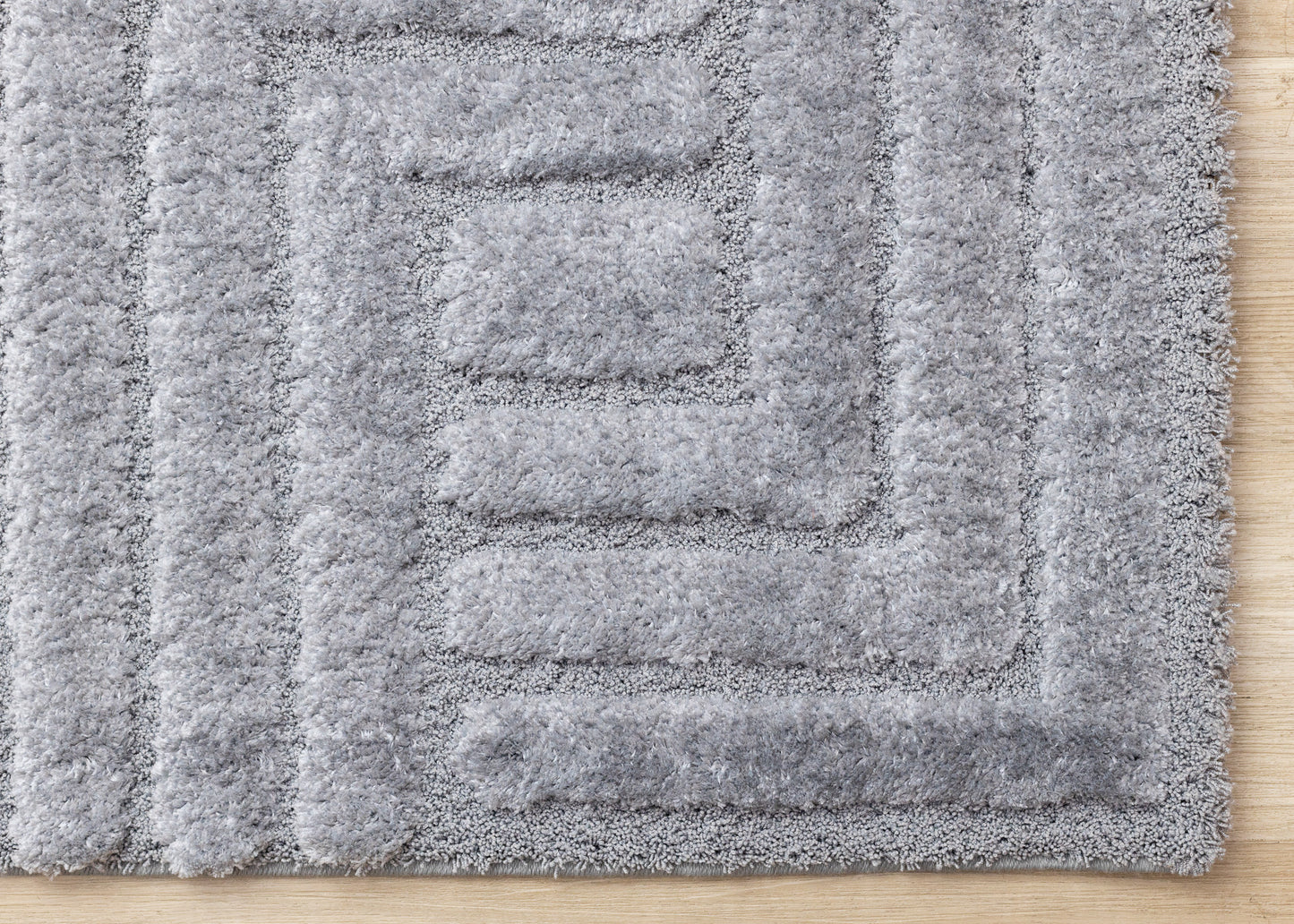 Modern Geometric Blue Area Rug-6