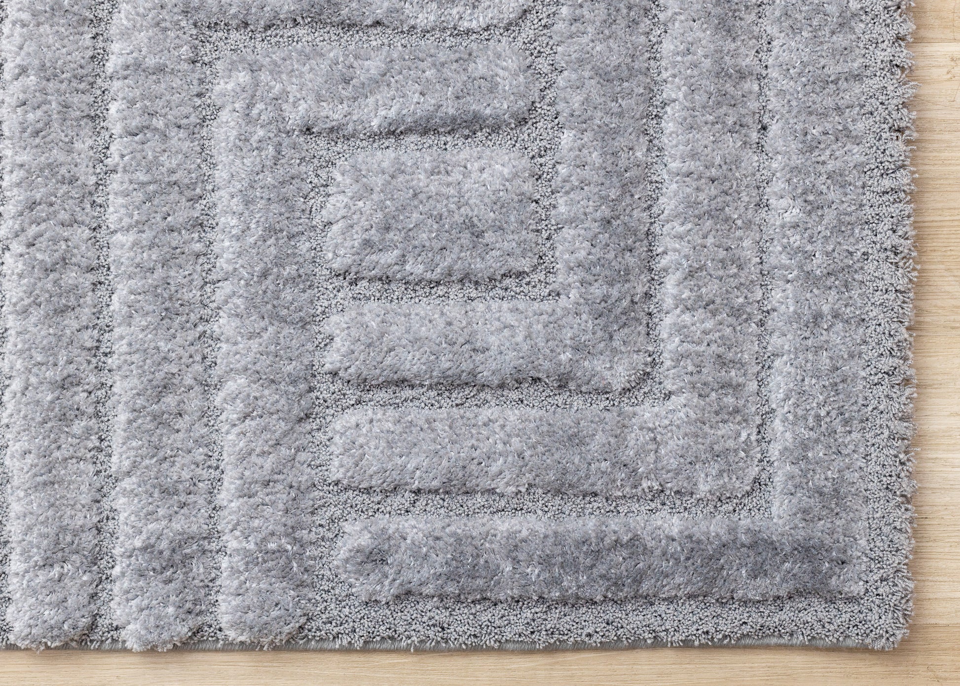 Modern Geometric Blue Area Rug-6