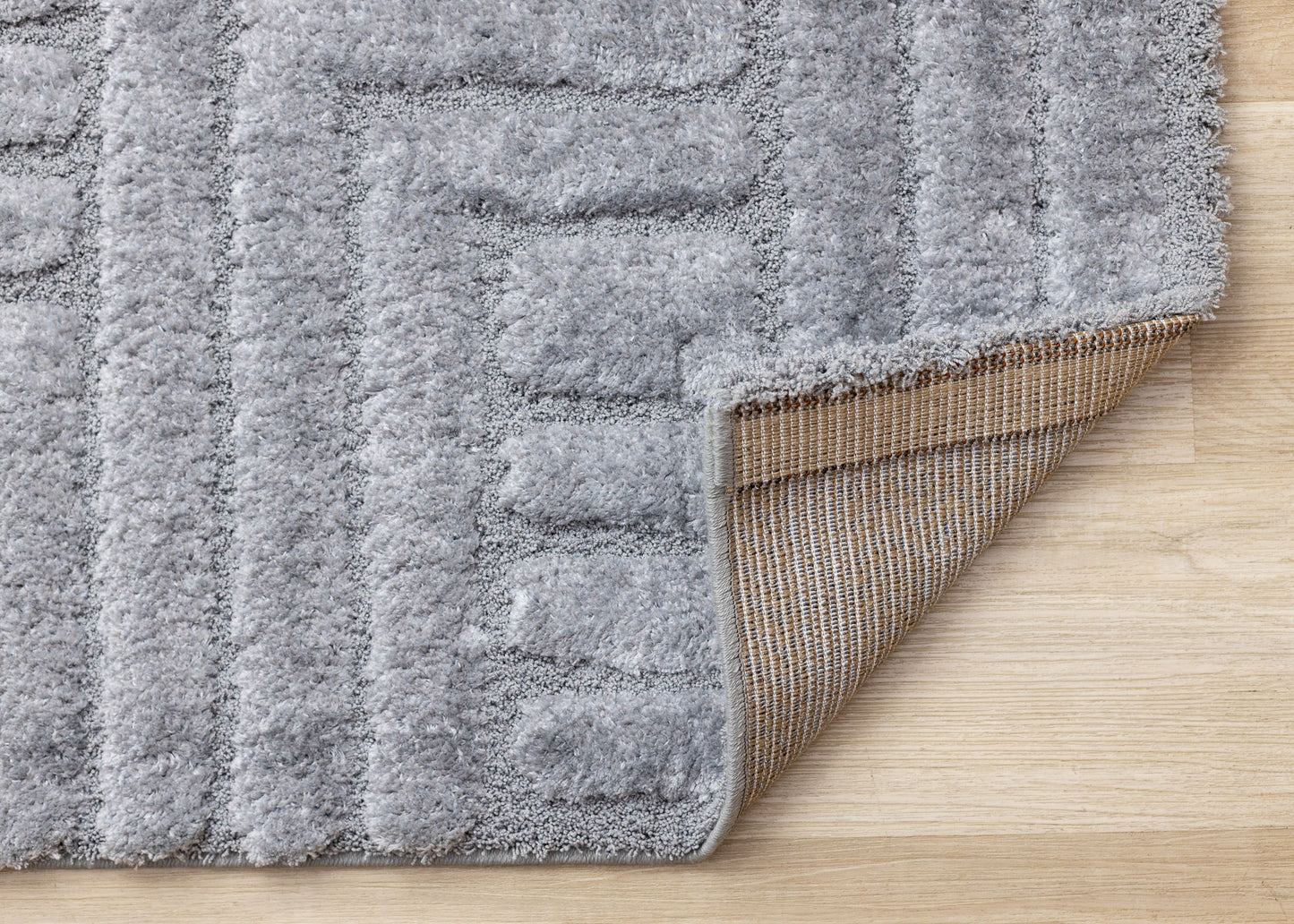 Modern Geometric Blue Area Rug-7