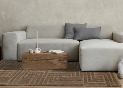 Modern Geometric Brown Area Rug-4