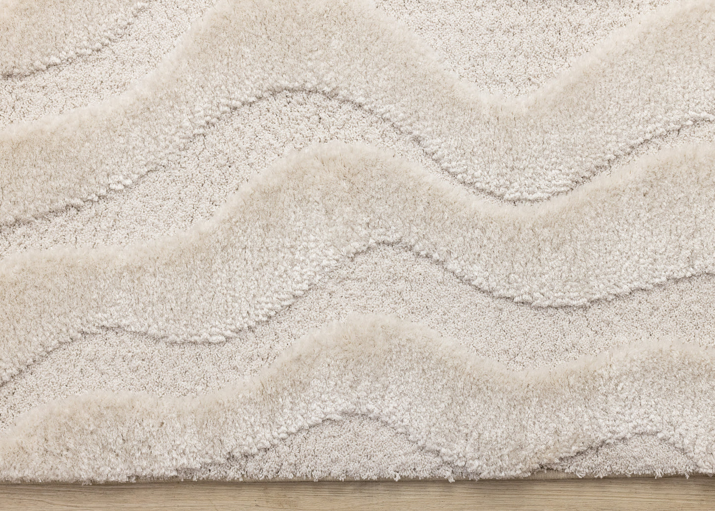Modern Organic White Area Rug-9