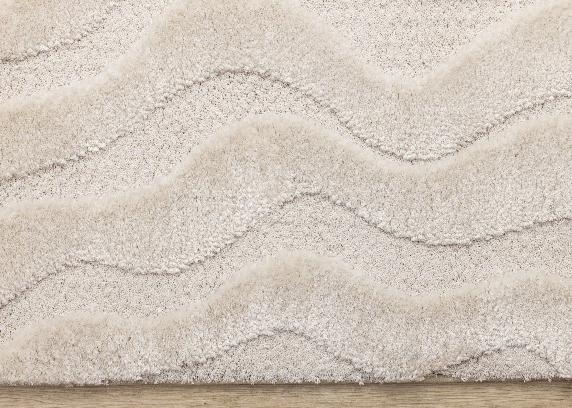 Modern Organic White Area Rug-9