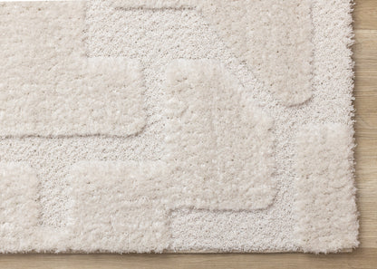 Modern Geometric White Area Rug-6