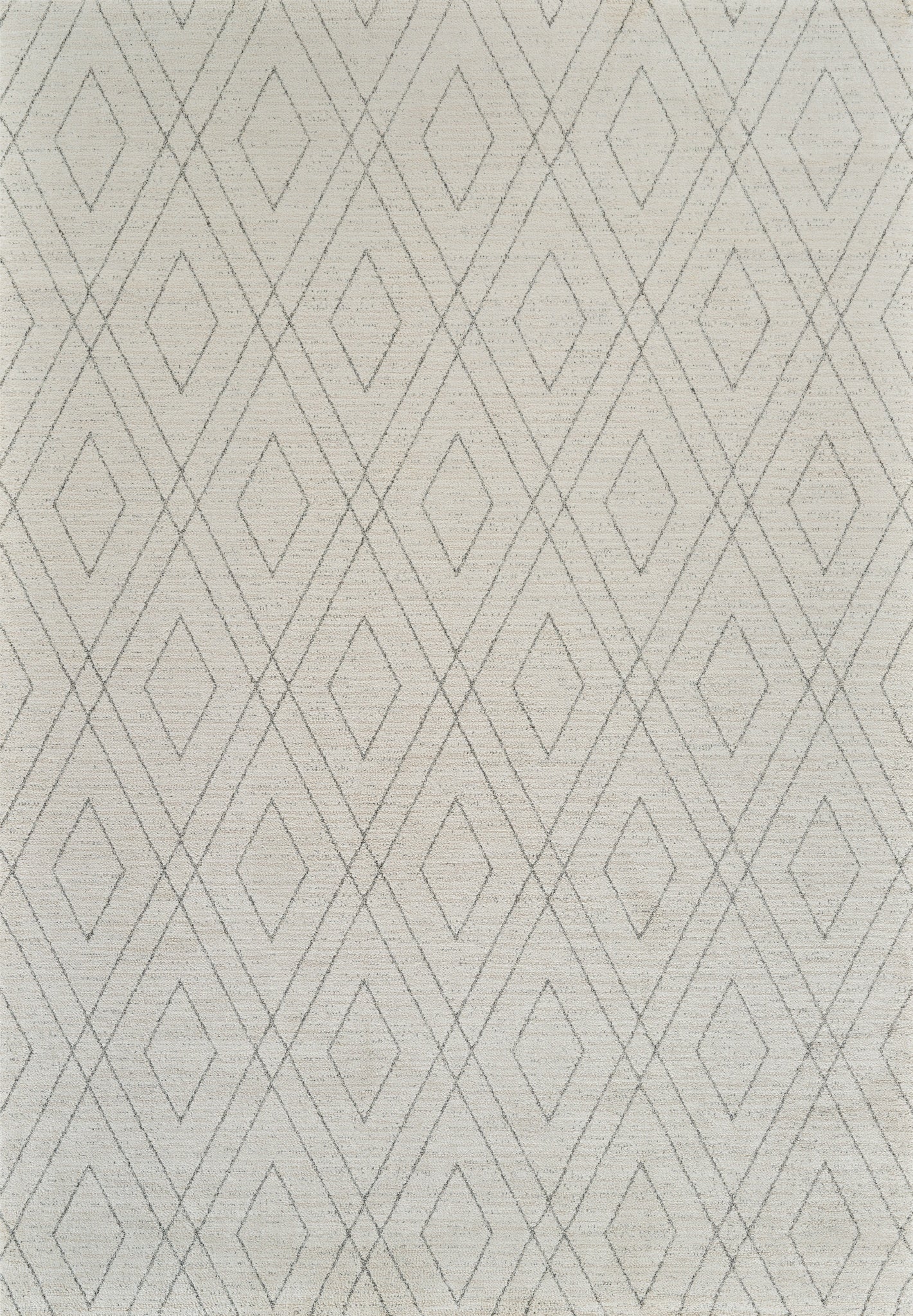 Eirene Geometric Contemporary Beige and Grey Indoor Rug