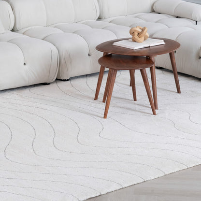 Casa Abstract Modern Beige Rug