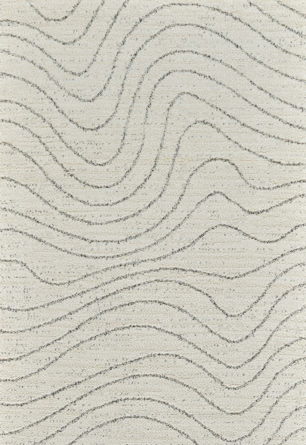 Alfombra beige moderna abstracta de Casa
