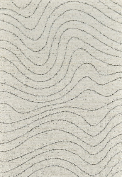 Alfombra beige moderna abstracta de Casa