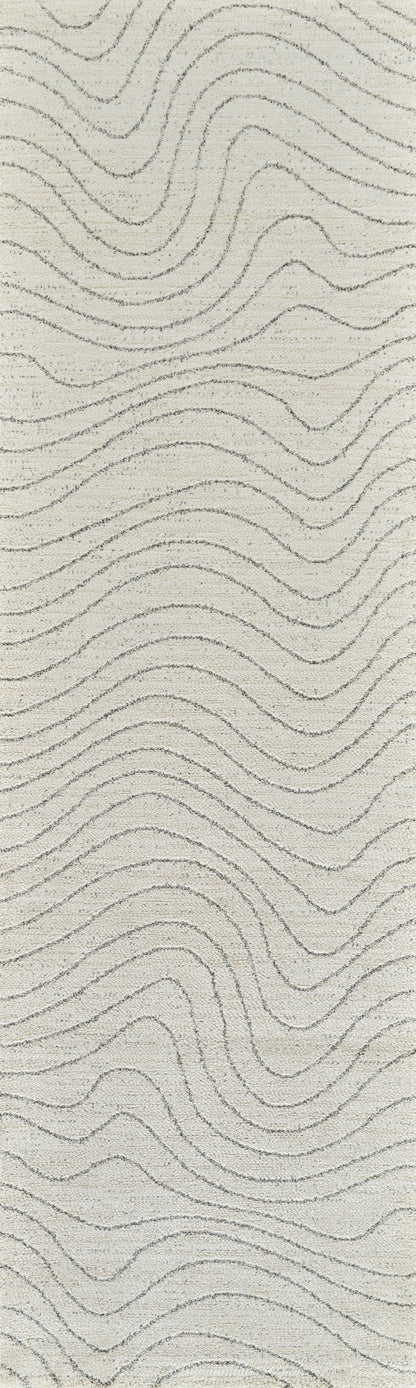 Alfombra beige moderna abstracta de Casa