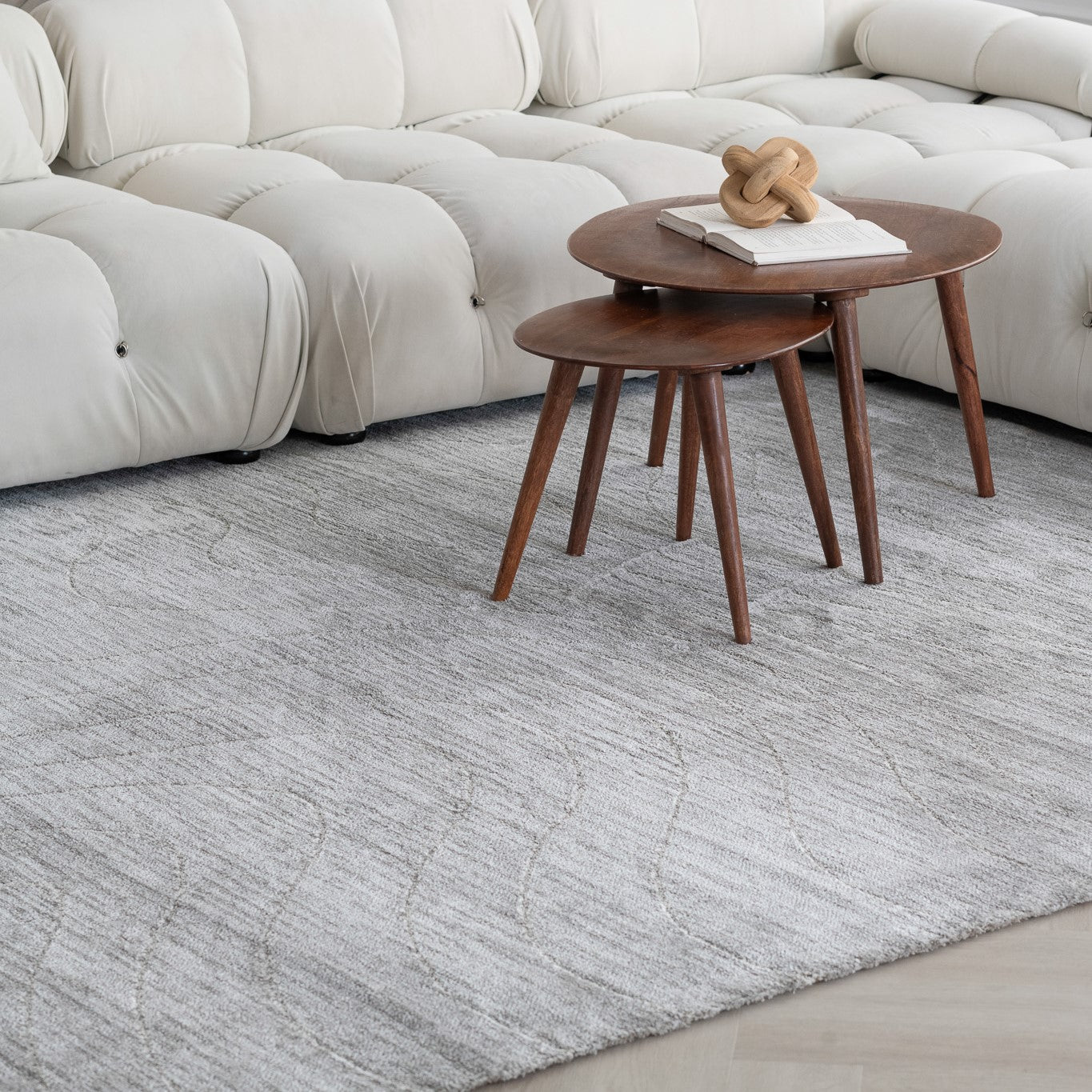 Casa Abstract Modern Grey Rug