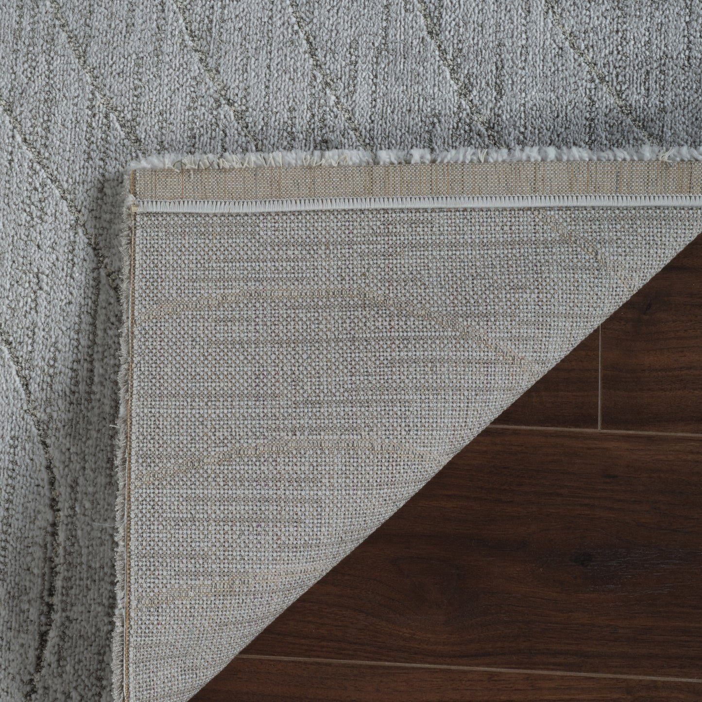 Rahil Abstract Contemporary Grey and Cream Indoor Rug