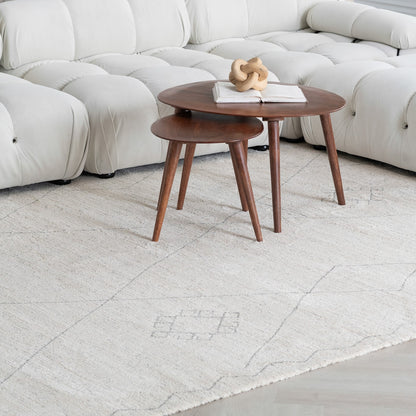 Casa Abstract Boho Beige Rug