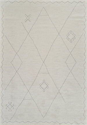 Nivara Boho Contemporary Beige and Cream Indoor Rug