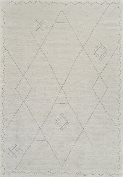 Nivara Boho Contemporary Beige and Cream Indoor Rug