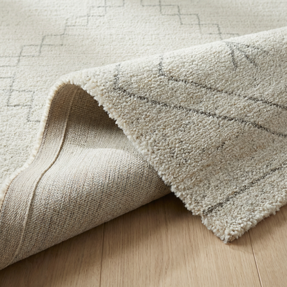 Alfombra Boho Beige Abstracta de Casa