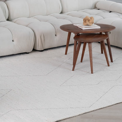 Casa Abstract Boho Beige Rug