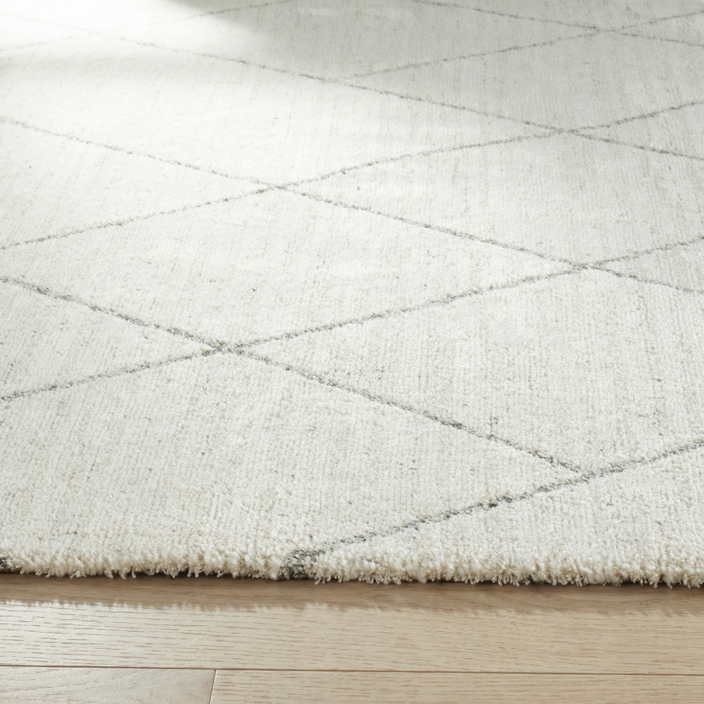 Alfombra beige moderna abstracta de Casa