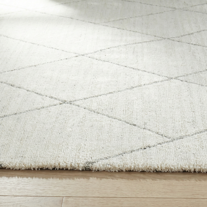 Alfombra beige moderna abstracta de Casa