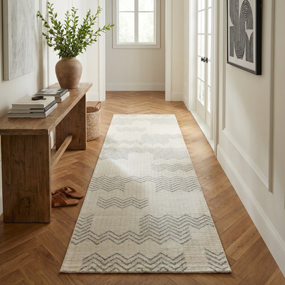 Alfombra Boho Beige Abstracta de Casa