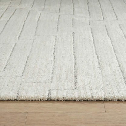 Alfombra beige moderna abstracta de Casa