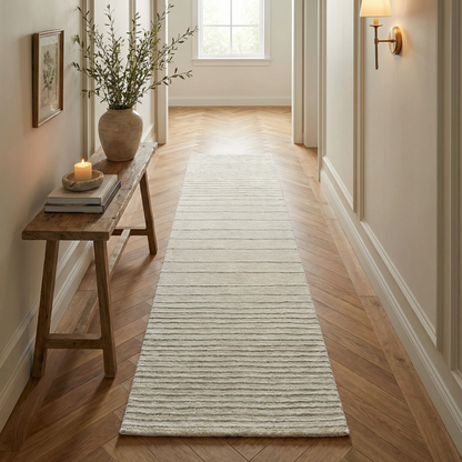 Alfombra beige moderna abstracta de Casa