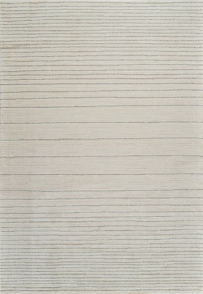 Sama Striped Modern Beige and Cream Indoor Rug
