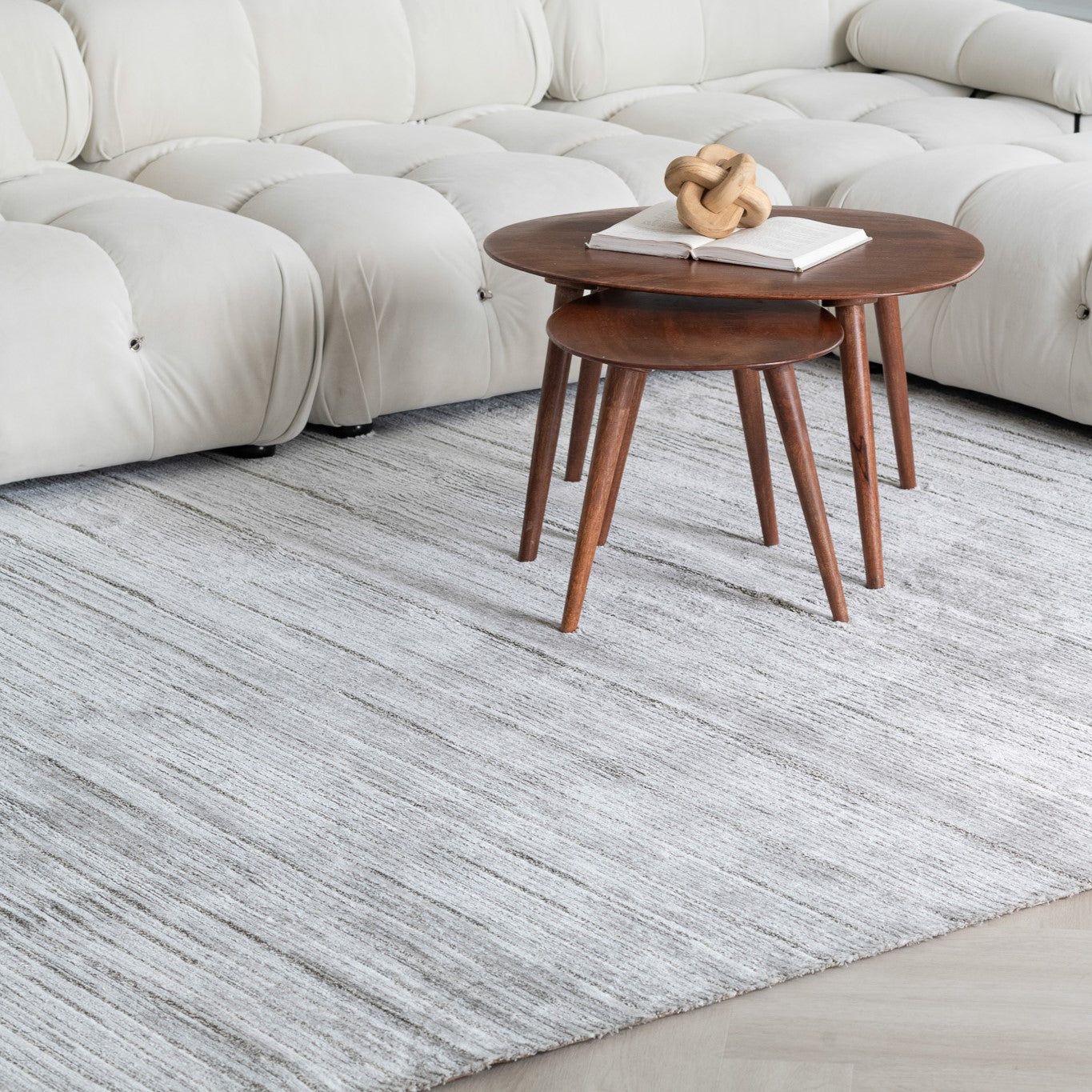 Casa Abstract Modern Grey Rug