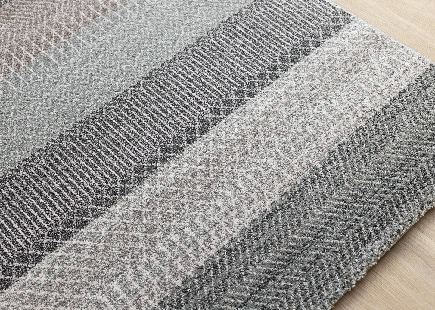 Tribal Southwestern Geometric Grey Area Rug
