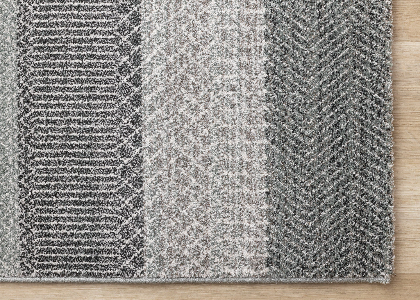 Tribal Southwestern Geometric Grey Area Rug