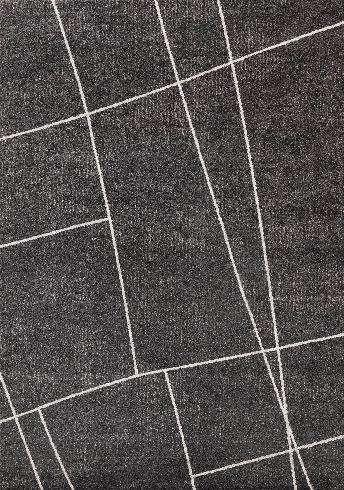 Contemporary Geometric Grey Area Rug