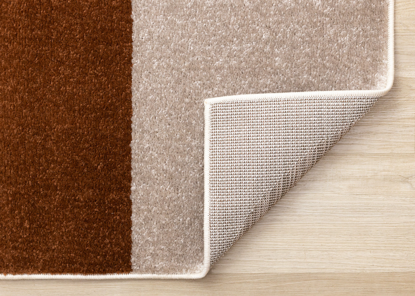 Contemporary Geometric Cream Area Rug-6