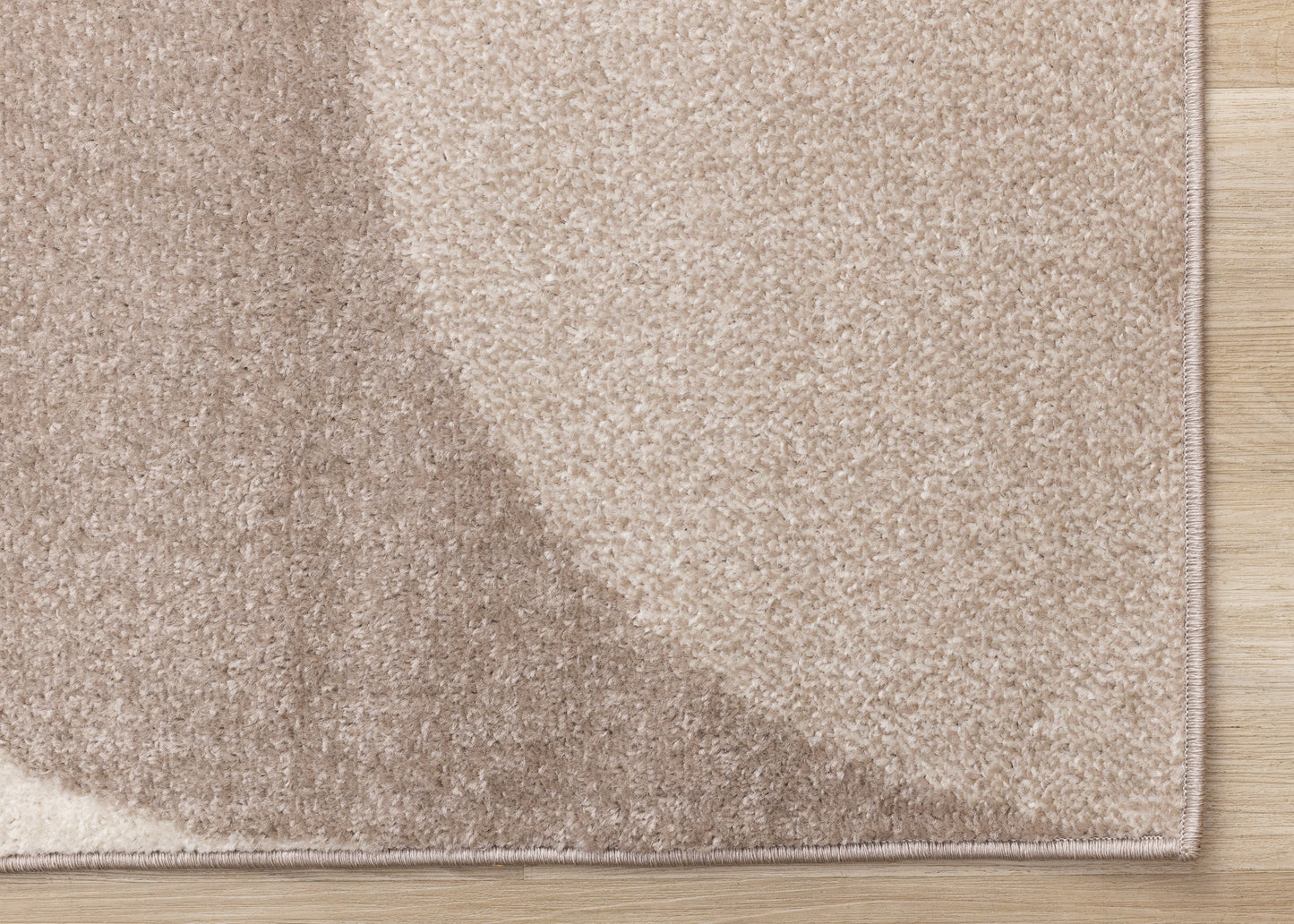 Contemporary Geometric Cream Area Rug-5
