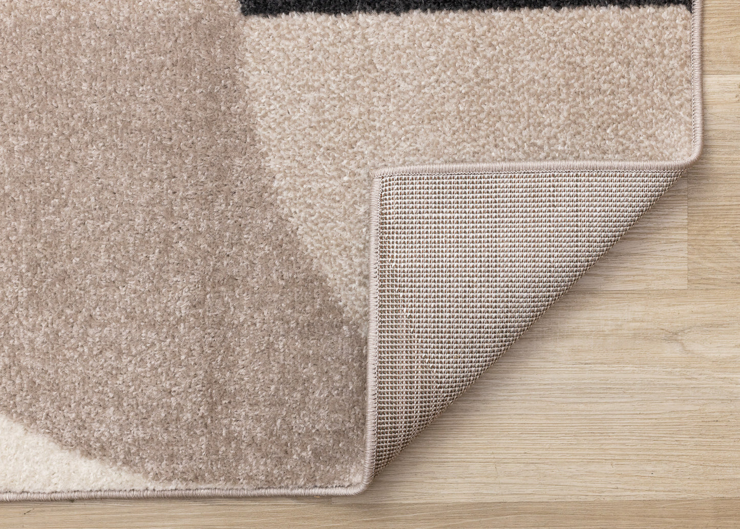 Contemporary Geometric Cream Area Rug-6