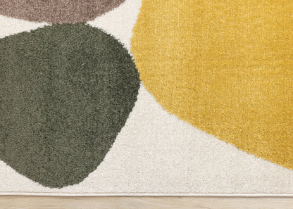 Art Geometric Tonal/Solid Cream Area Rug-8