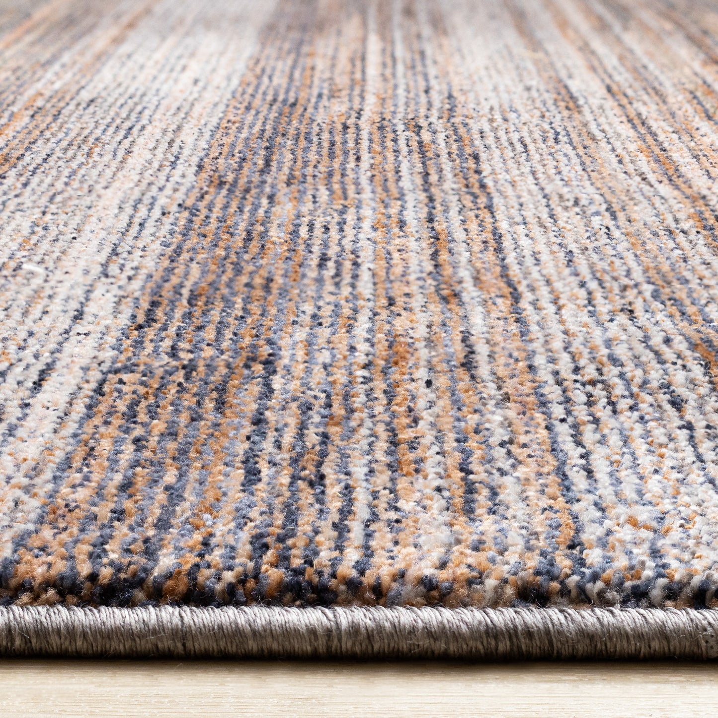 Contemporary Distressed Geometric White Area Rug