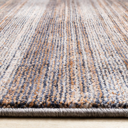 Contemporary Distressed Geometric White Area Rug